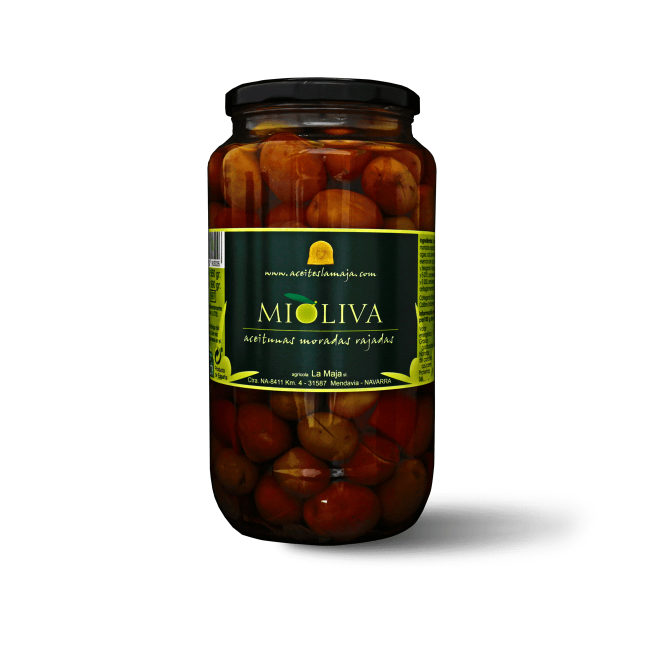 Seasoned Cracked Olives - 1kg Jar (6 units)
